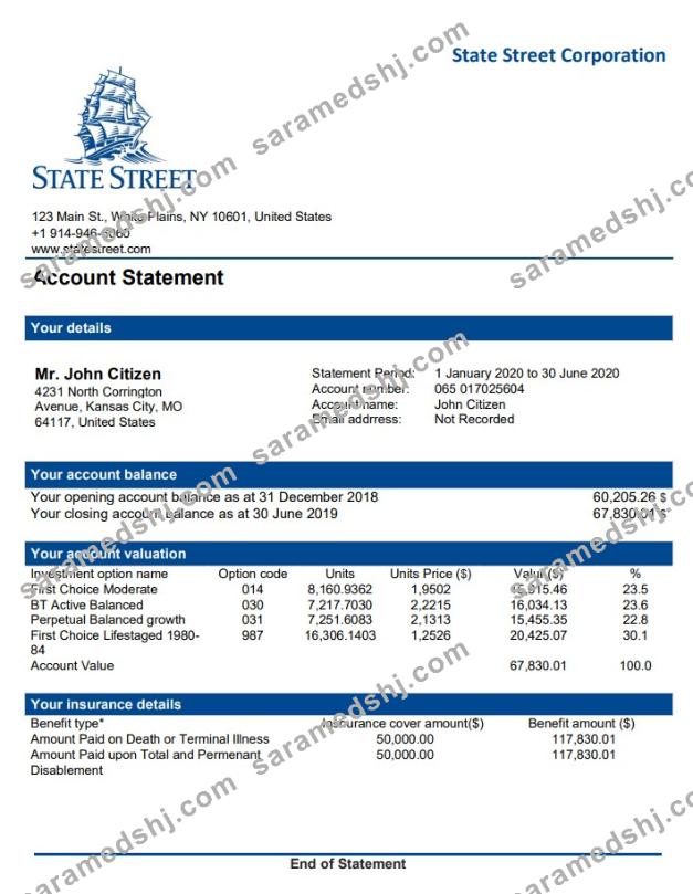 USA State Street Corporation doc pdf